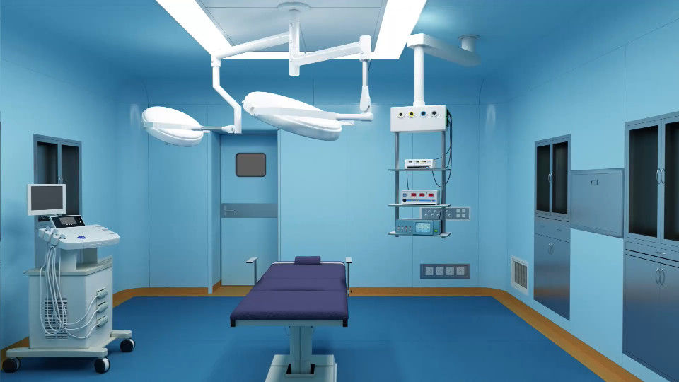 Acciaio modulare della prova del graffio di colore del rivestimento dello spruzzo della sala operatoria di flusso laminare