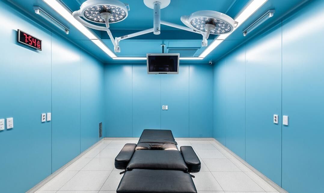 Acciaio modulare della prova del graffio di colore del rivestimento dello spruzzo della sala operatoria di flusso laminare