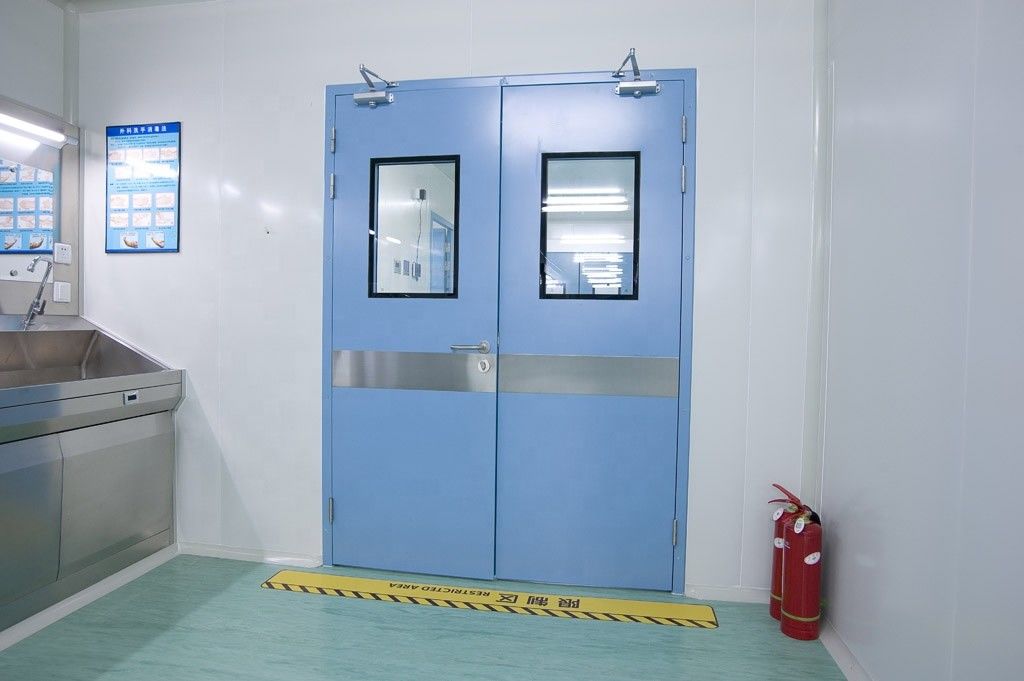 CE ermetico chiuso ermeticamente della porta interna della porta farmaceutica d'acciaio della stanza pulita