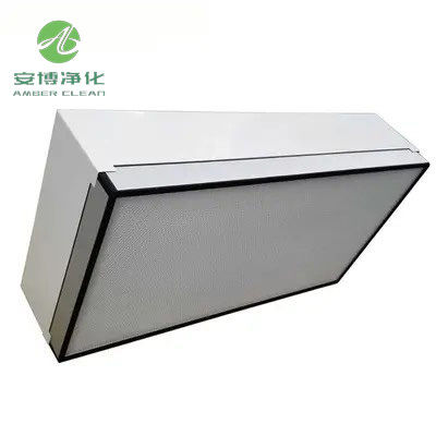 FILTRO VENTOLA HEPA FFU 600*1200*285mm in lamiera d'acciaio zincato AMBER da 6 pollici