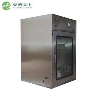 AMBER SUS304 Flusso laminare Sala pulita Passo attraverso blocco meccanico